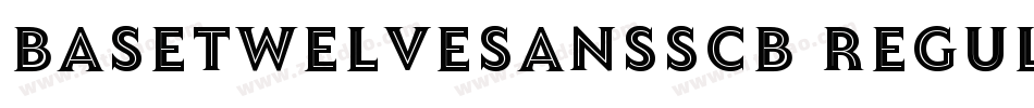 BaseTwelveSansSCB Regular字体转换